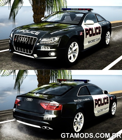 Audi S5 2007 Police